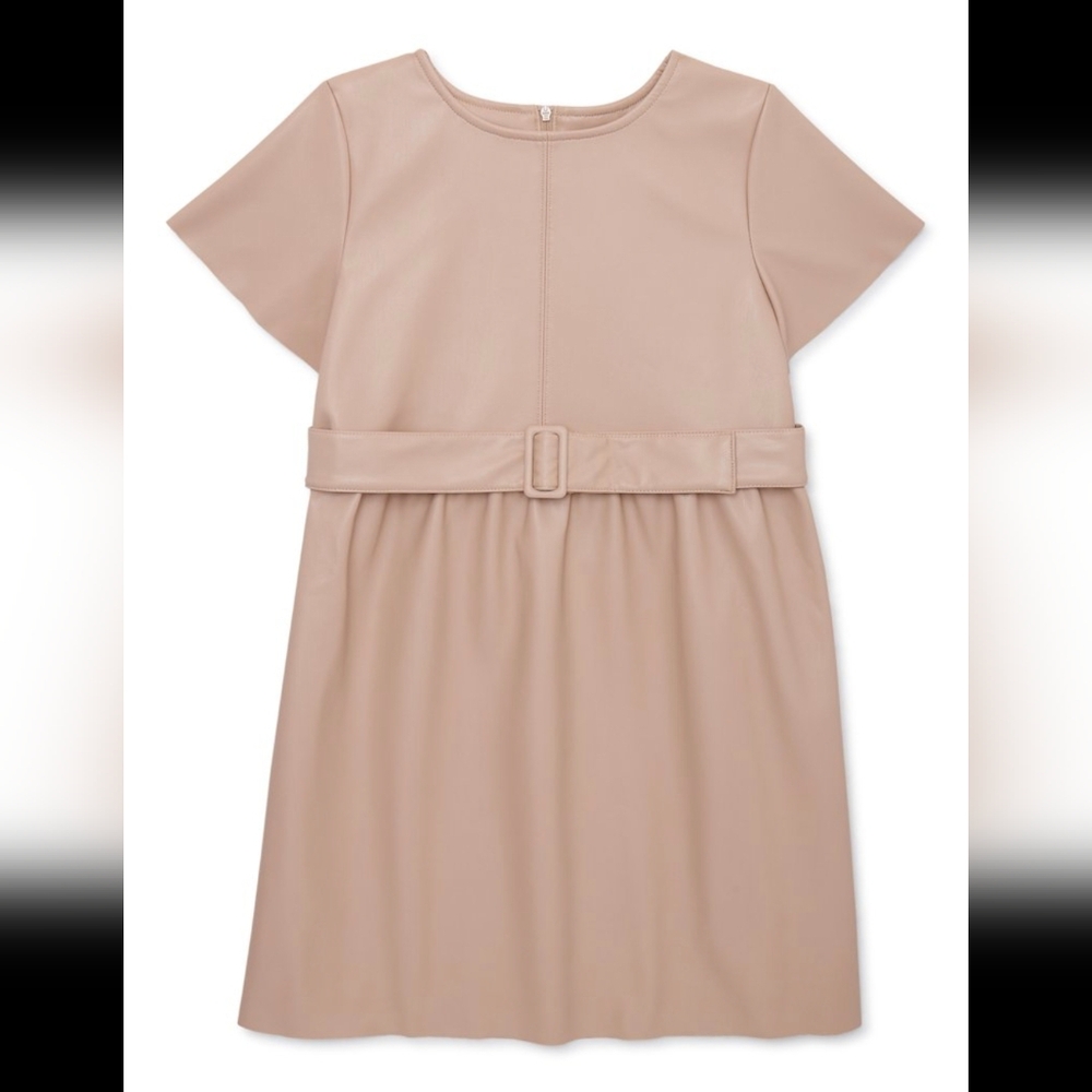 Faux leather Dress